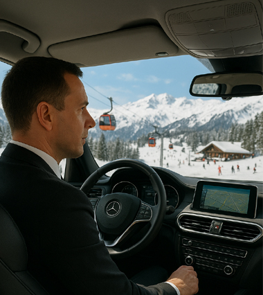chauffeur vtc privé ski megeve courchevel